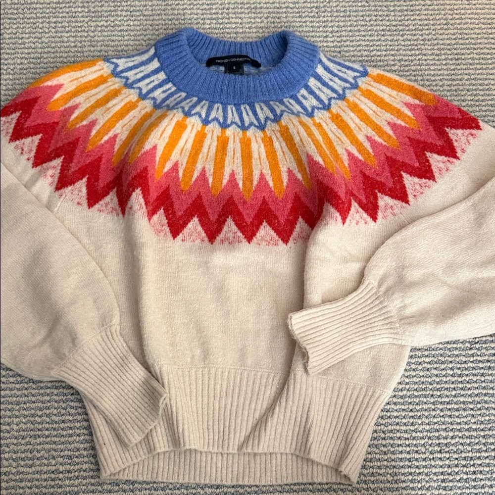 French Connection Multicolor Chevron Women's Sweater